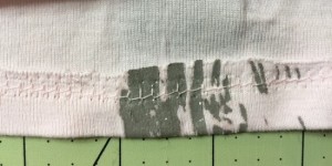 how to fix a broken seam on a knit garment