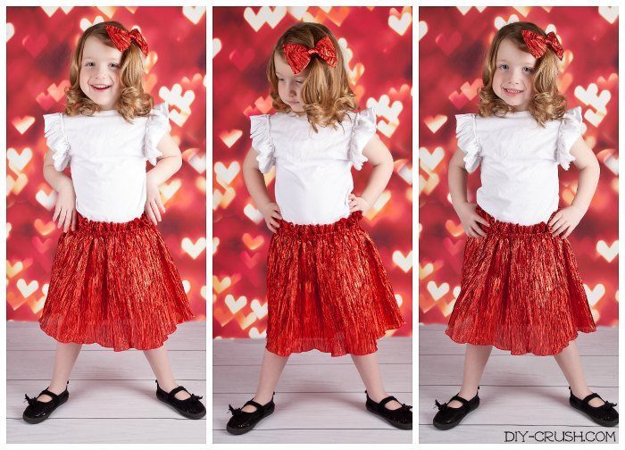 Free Valentine's Skirt Tutorial | DIY Crush