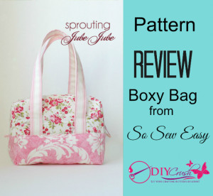 Pattern Review Boxy Bag sewing pattern