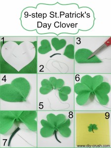 St.Patrick's Day Shamrock DIY