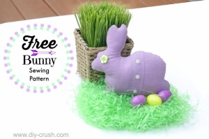 Free Easter Bunny Sewing Pattern | DIY Crush