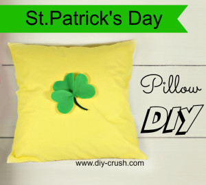 St.Patricks Day Pillow DIY