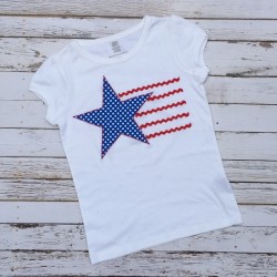 Stars & Stripes Applique Tutorial DIY Crush