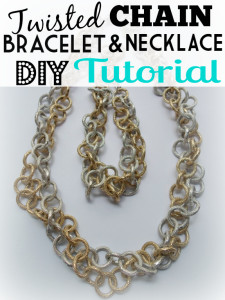 Chunky-Twisted-Chain Bracelet Necklace Tutorial | DIY Crush