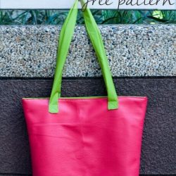 Free Pleather Tote Bag Pattern