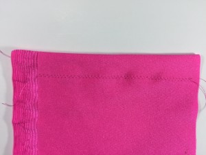 Learn different hem finishes for sewing swimsuits | DIY Crush