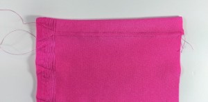 Learn different hem finishes for sewing swimsuits | DIY Crush