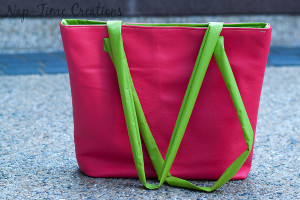 Free Pleather Tote Bag Sewing Pattern