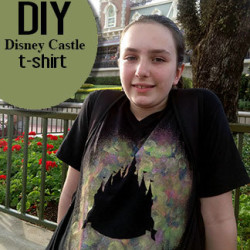 Disney Castle Shirt DIY