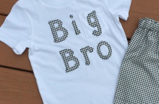 Big Bro Applique Tutorial | DIY Crush