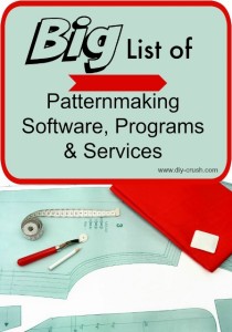 Big List of Patternmaking Software and programs