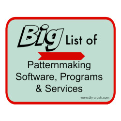 Big List Of Pattermaking Software & Programs