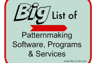 Big List of Patternmaking Software and programs