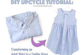 Transform an adult shirt into a toddler dress. This is a great tutorial! DIY Crush
