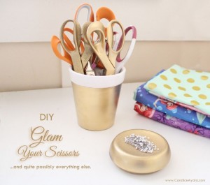 Glam Your Scissors | DIY Crush