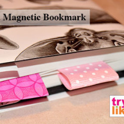 Folded Magnetic Bookmark DIY – A Back to School Craft
