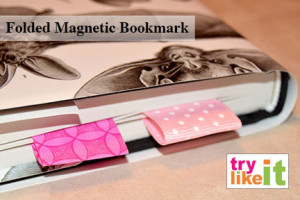 Magnetic Bookmark DIY Crush