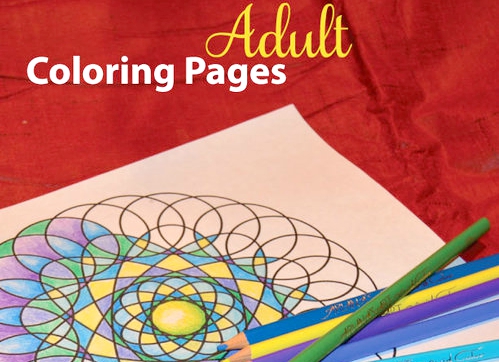 Relaxing Adult Coloring Pages | DIY Crush