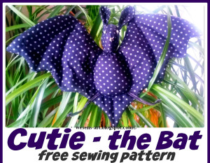 Cutie the Bat Free Sewing Pattern