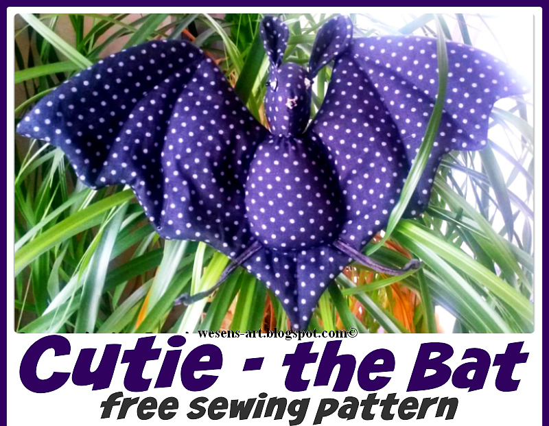 Cutie the Bat Free Sewing Pattern