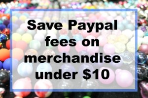 Save Paypal Fees On Merchandise Under 10 Dollars | DIY Crush