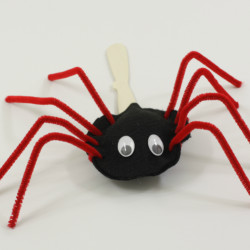 4 Non Scary Stick Puppet Spider Tutorials