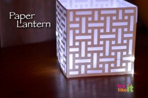 Paper Lantern DIY. This looks amazing as decoration for the mantel! DIY Crush