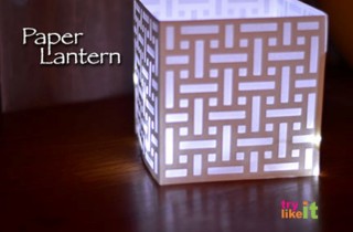 Paper Lantern DIY. This looks amazing as decoration for the mantel! DIY Crush