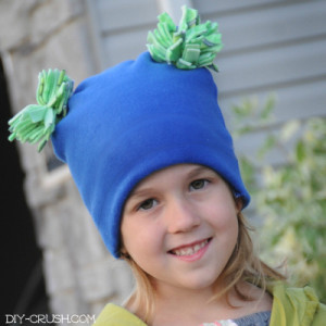 Pom Pom Fleece Hat Sewing Pattern | DIY Crush