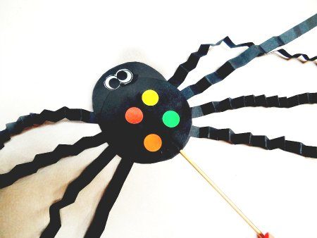 Stick Puppet Spider Project DIY Crush