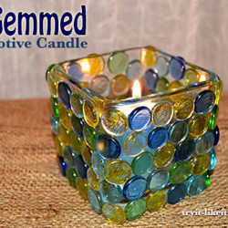 Gemmed Votive Candle