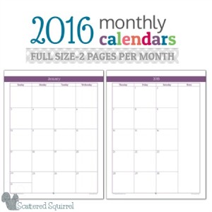 Free Printable Calendars