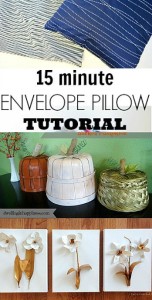 These three projects are amazing and they come with detailed instructions. Make some new decoration for your home. Found at DIY Crush!