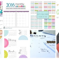 7 Free Printable Calendars 2016