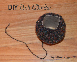 Make your own yarn ball winder with this kitchen gadget! Tutorial submission at DIY Crush