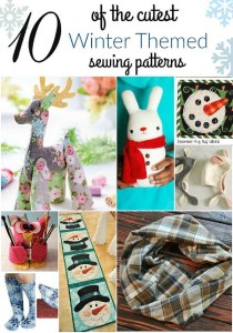 10 Easy To Sew Winter Themed Patterns. You can easily sew these in time for Christmas | DIY Crush