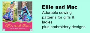 Ellie and Mac sewing patterns