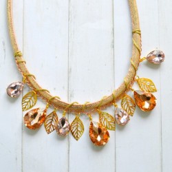 Stunning Rhinestone Necklace DIY