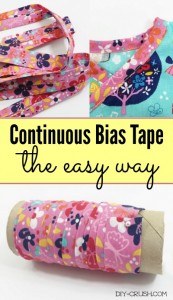 How to make continuous bias tape the easy way. A detailed tutorial | DIY Crush