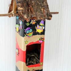 How To Make A Milk Carton Birdhouse