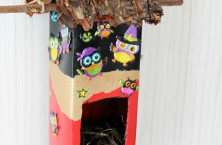 How To Make A Milk Carton Birdhouse | DIY Crush