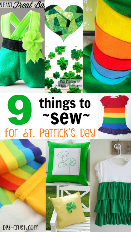 9 Things To Sew For St. Patrick's Day - DIY Crush