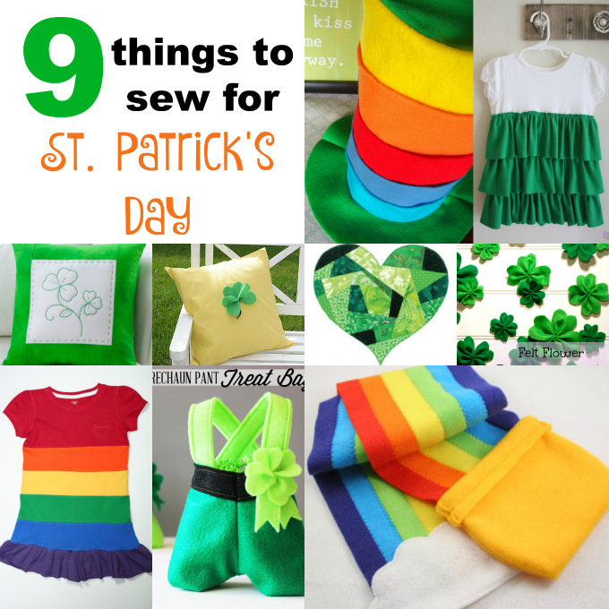 9 Things To Sew For St. Patrick's Day - DIY Crush