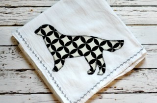 Free Golden Retriever Dog Appliqué