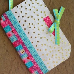 Recycled Cereal Box Notebook DIY