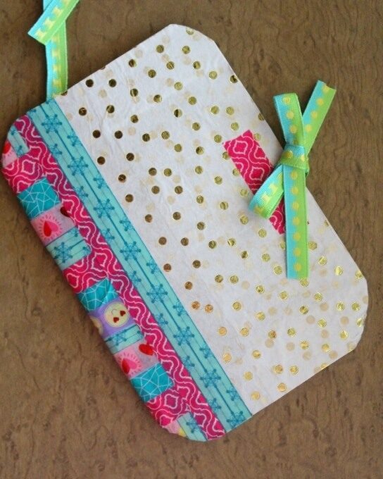 Recycled Cereal Box Notebook DIY. Do something good for the environment and recyle empty cereal boxes. This book cover is so pretty, I need to start saving my cereal boxes! 