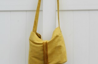 Faux Suede Slouchy Hobo Bag Pattern | DIY Crush