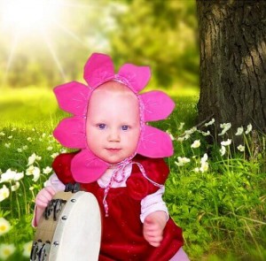 Baby Flower Bonnet Tutorial