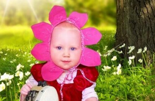 Baby Flower Bonnet Tutorial