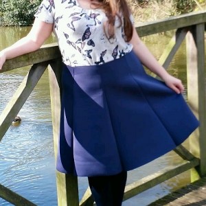 Flared Neoprene Skirt Tutorial